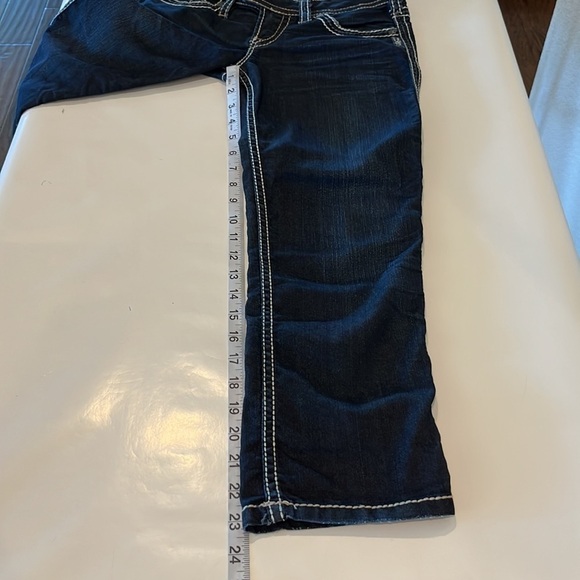 Silver Jeans Tuesday Skinny Crop Low Rise Size 25 - Picture 6 of 16